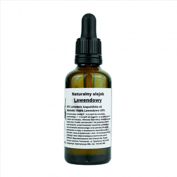 Naturalny olejek lawendowy 100% 50ml Naturalny olejek lawendowy 100% 50ml