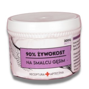 90% żywokost na smalcu gęsim 200g - 5727