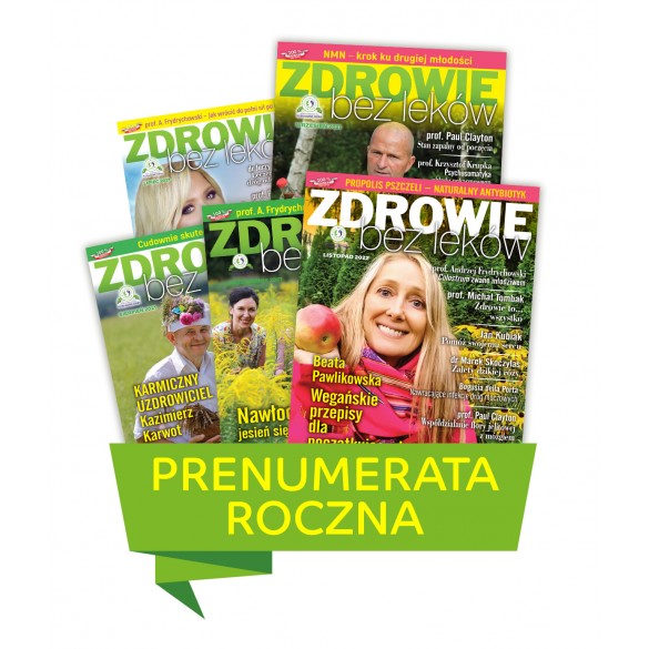 Roczna prenumerata Zdrowie bez leków