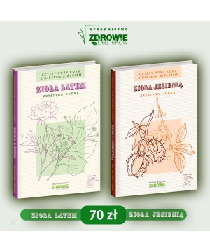 Zestaw: Cztery pory roku z Niezłym Ziółkiem: Zioła jesienią + Zioła latem- Krystyna Judka - 5938