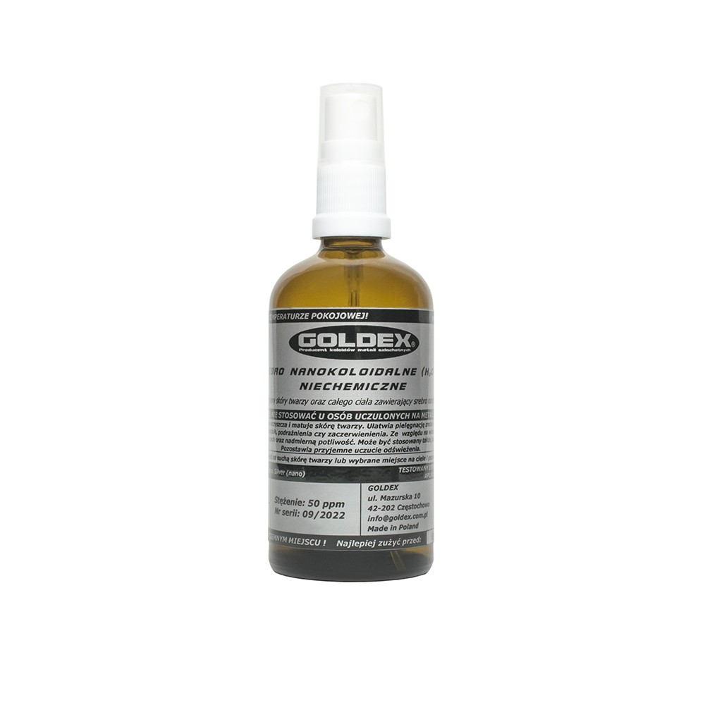 Srebro nanokoidalne - 100 ml - GOLDEX - 5955