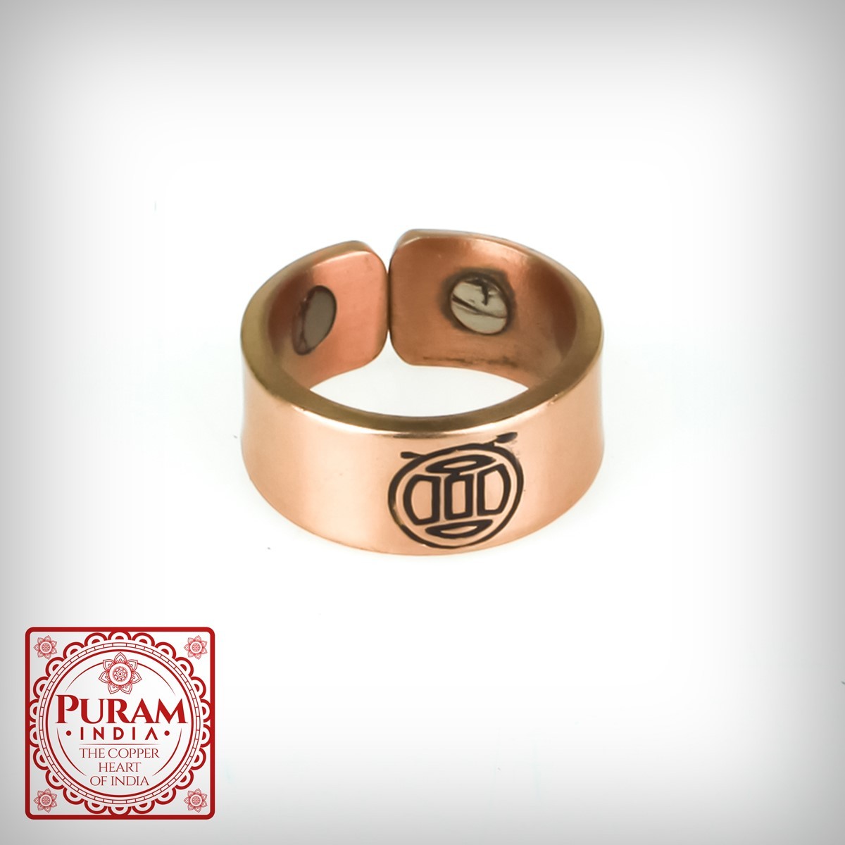 Miedziany pierścionek - BLIŹNIĘTA - 6326