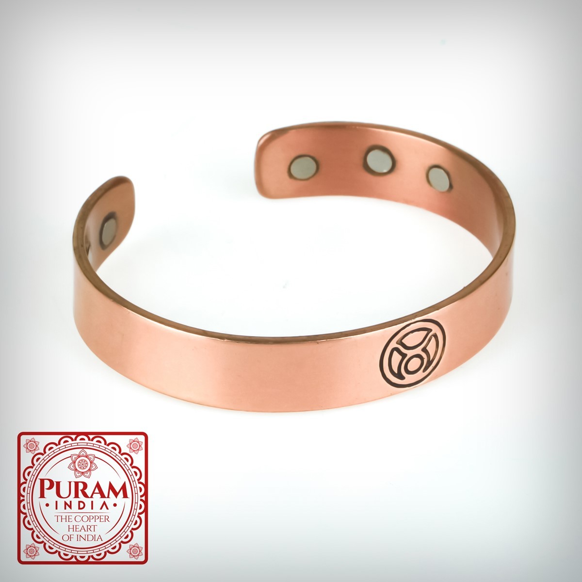 PURAM Miedziana bransoletka - BYK - 6328