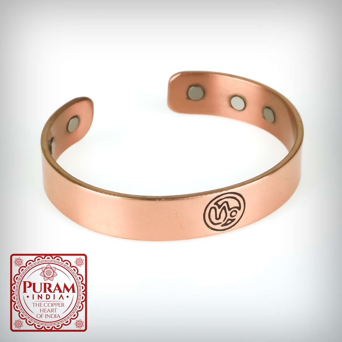PURAM Miedziana bransoletka - KOZIOROŻEC - 6330