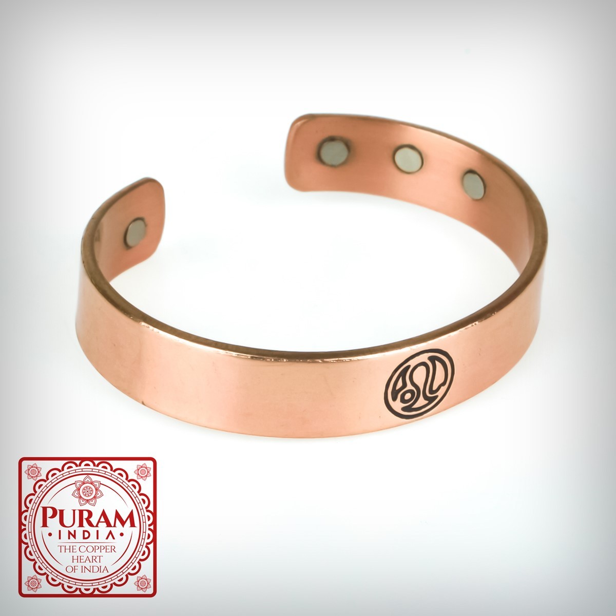 PURAM Miedziana bransoletka - LEW - 6332