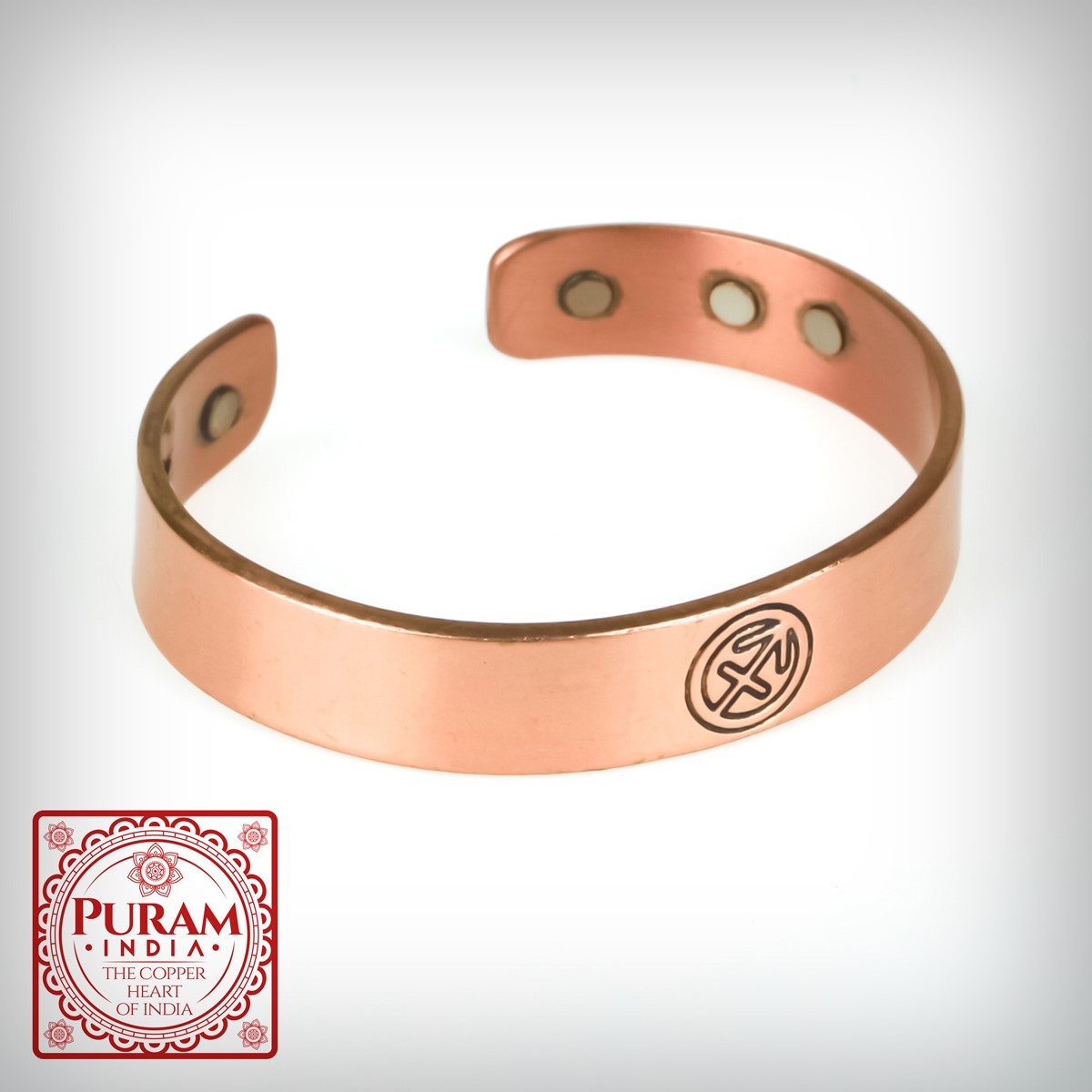 PURAM Miedziana bransoletka - STRZELEC - 6339
