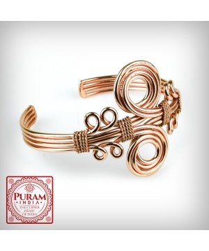 PURAM Miedziana bransoletka 78696 - 6353