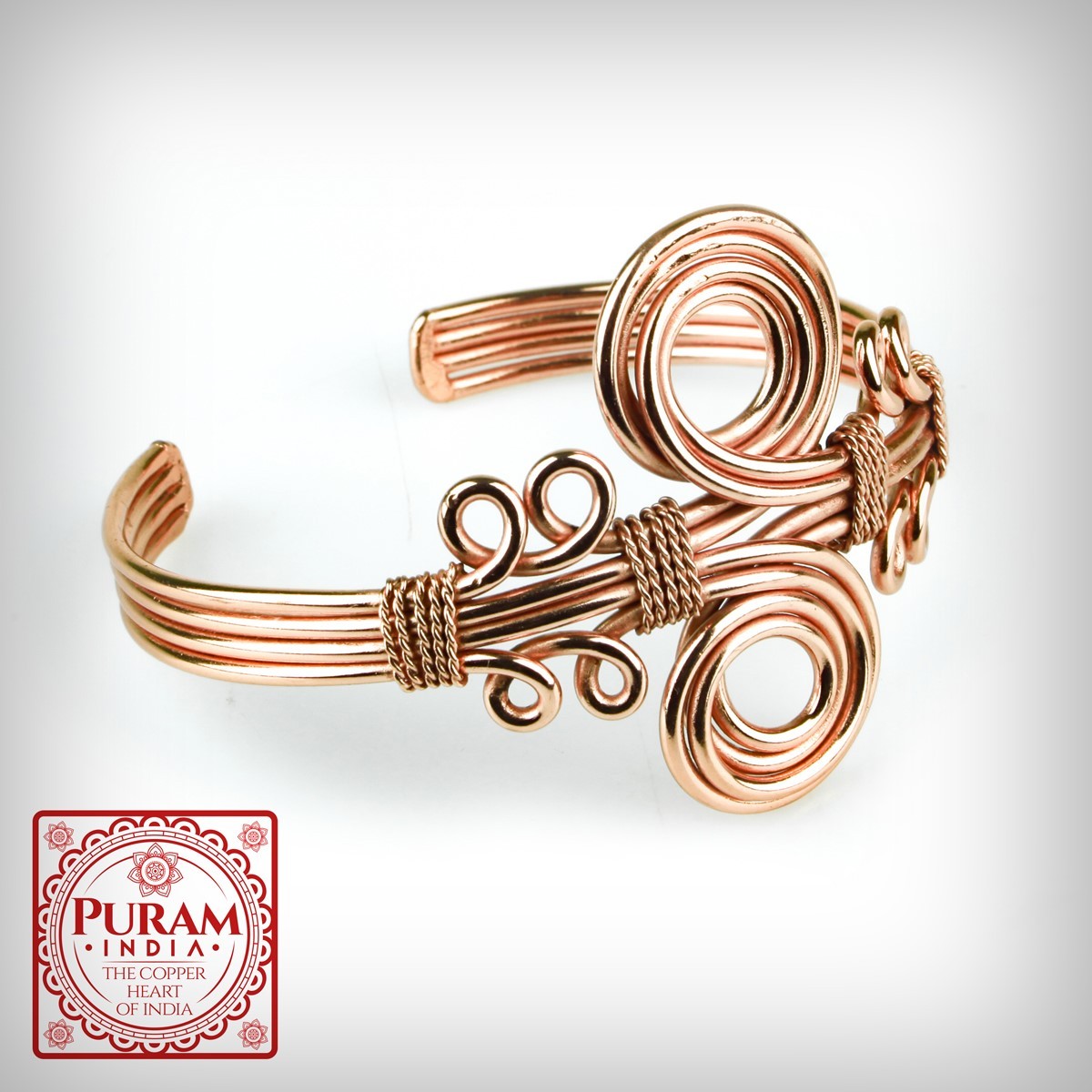 PURAM Miedziana bransoletka 78696 - 6353