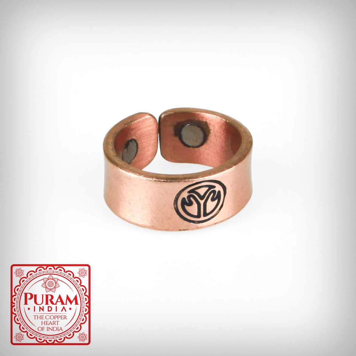 PURAM Miedziany pierścionek - BARAN - 6384