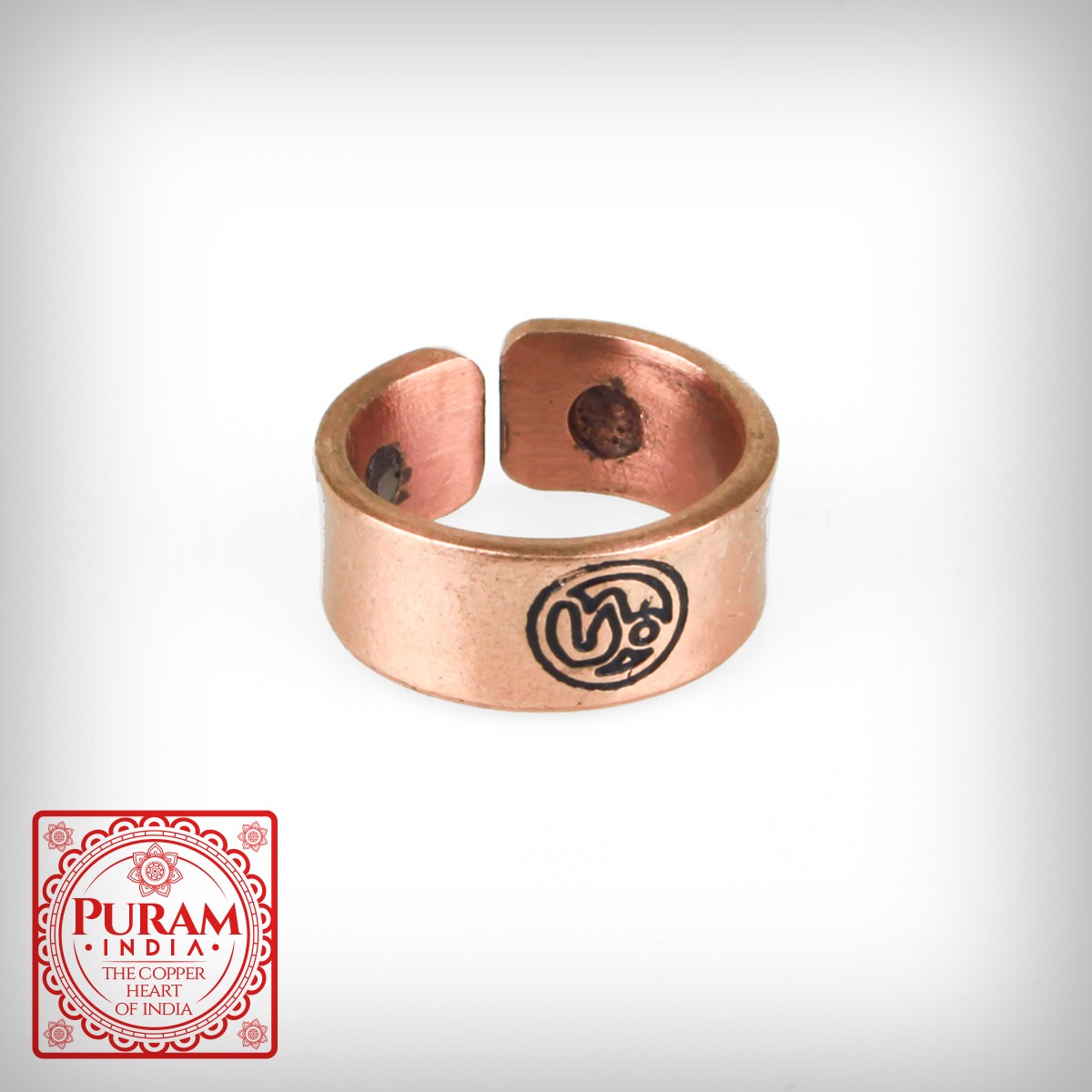 Miedziany pierścionek - LEW - 6390