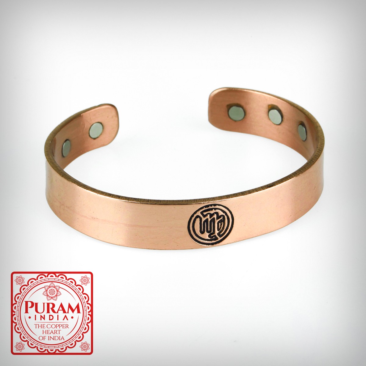 PURAM Miedziana bransoletka - PANNA - 6391