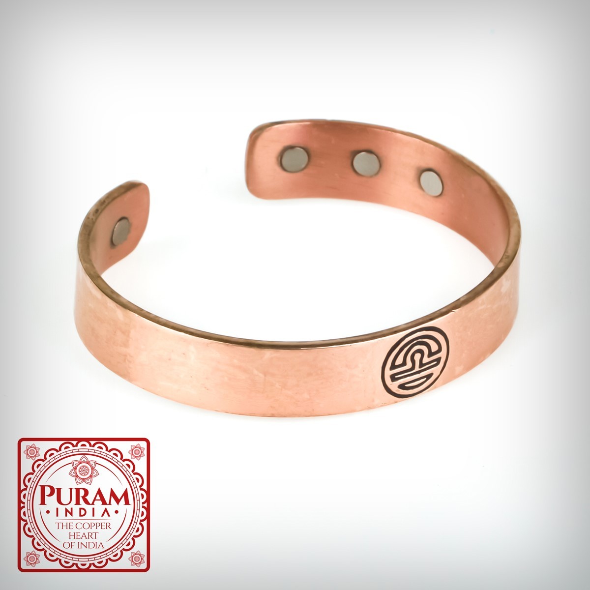 PURAM Miedziana bransoletka - WAGA - 6397