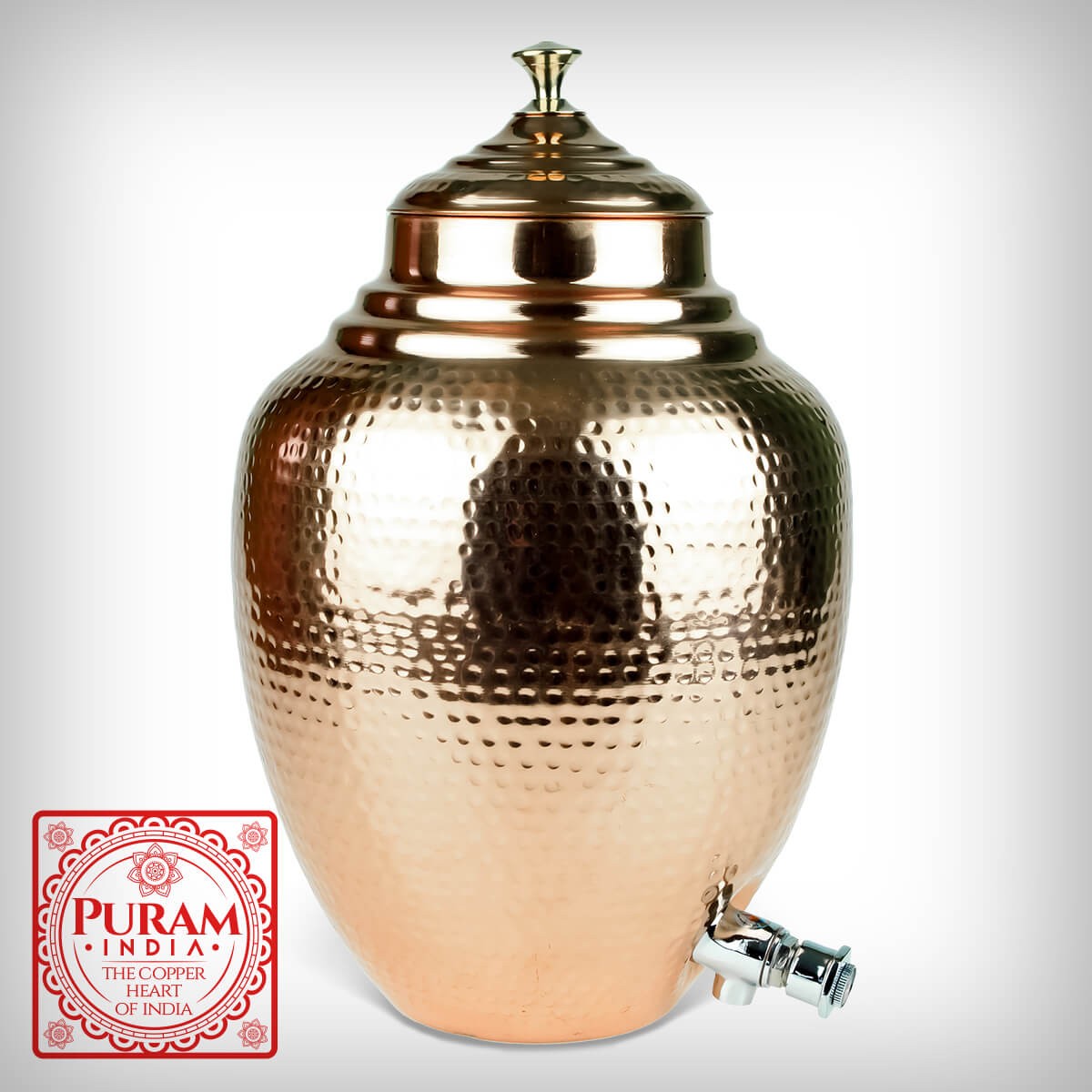 Dystrybutor na wodę młotkowany PURAM 8,5 L - 6450