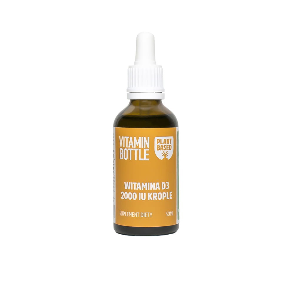 Witamina D3 krople (50 ml) 2000 IU z alg - 6470