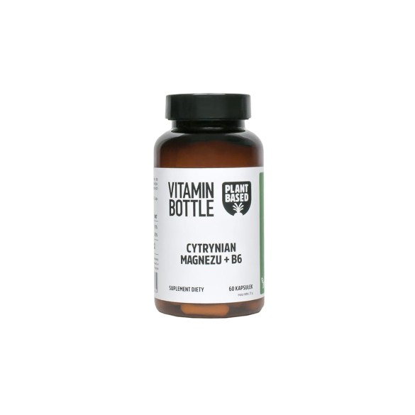 Cytrynian Magnezu + B6 120 kapsułek – suplement diety