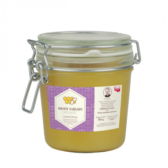 Miód lawendowy 550g Miód lawendowy 550g