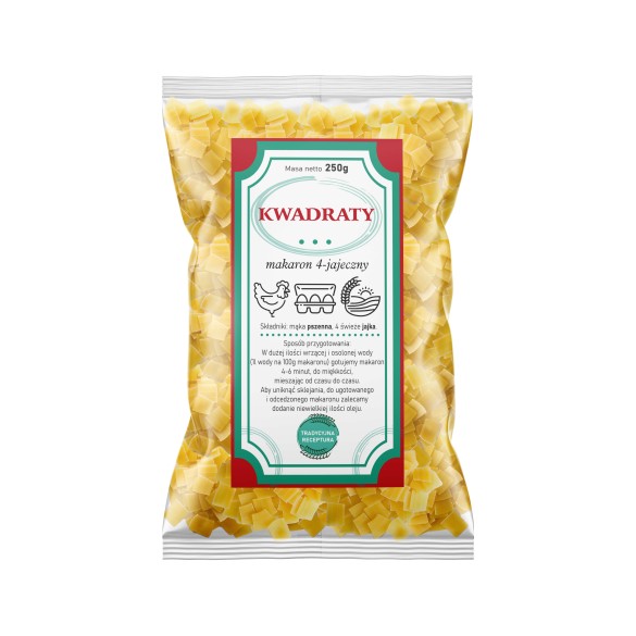 Makaron KWADRATY - 250g