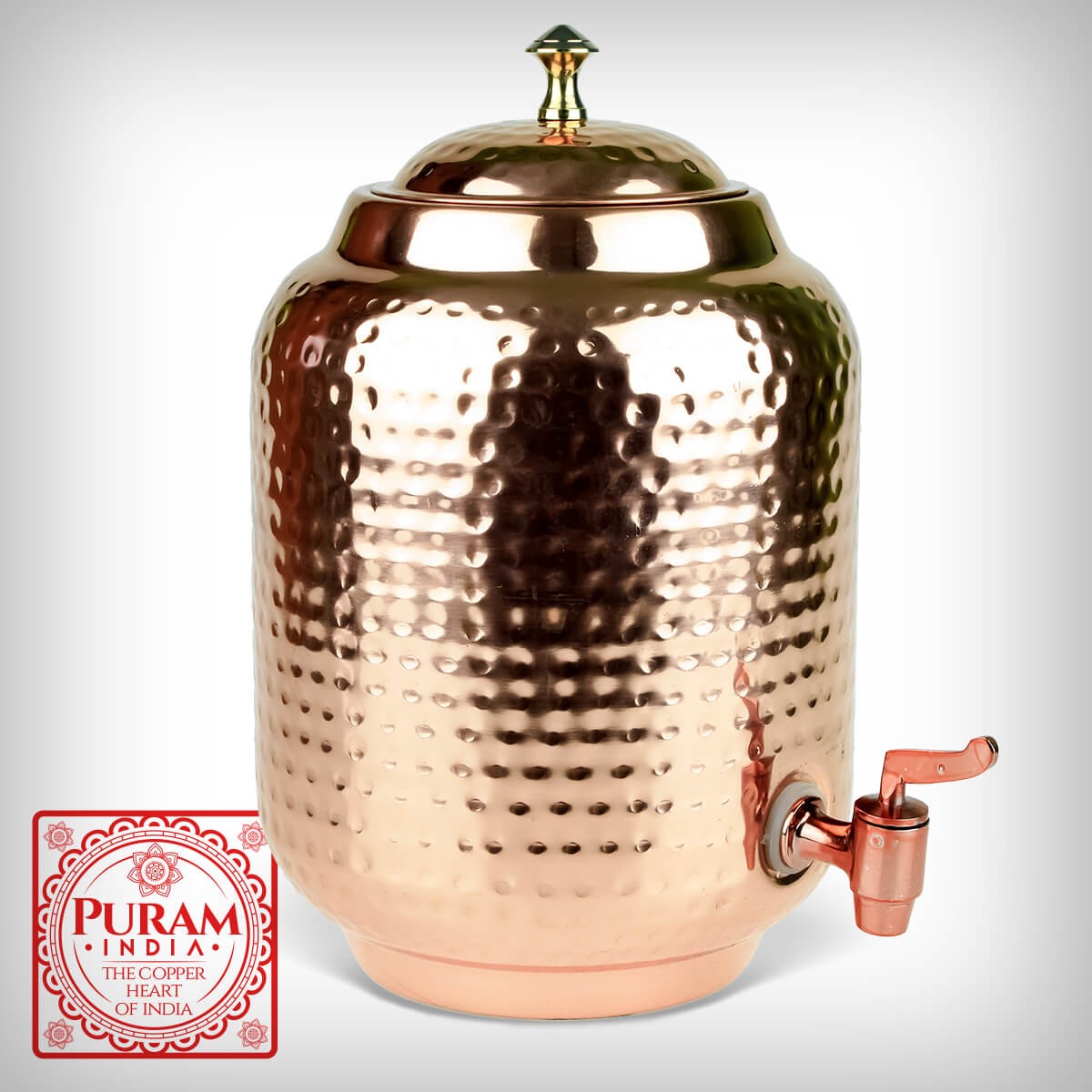 Dystrybutor na wodę młotkowany PURAM 5 L - 6717