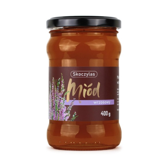 Miód wrzosowy Skoczylas 400 g | Naturalny miód pszczeli