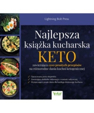 Najlepsza książka kucharska KETO - Lightning Bolt Press - 7081