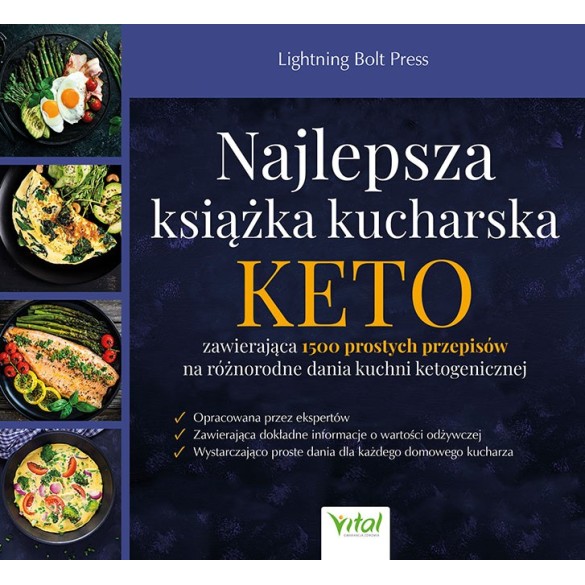 Najlepsza książka kucharska KETO - Lightning Bolt Press
