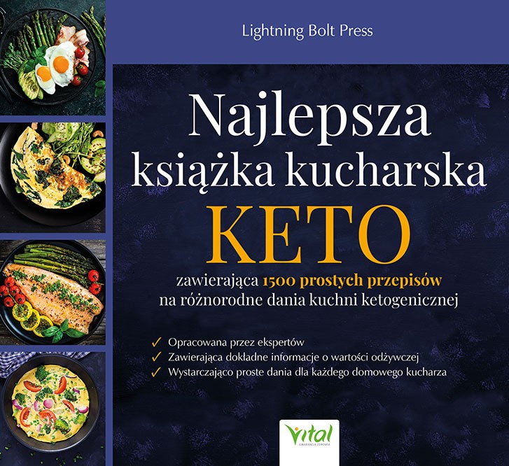 Najlepsza książka kucharska KETO - Lightning Bolt Press - 7081