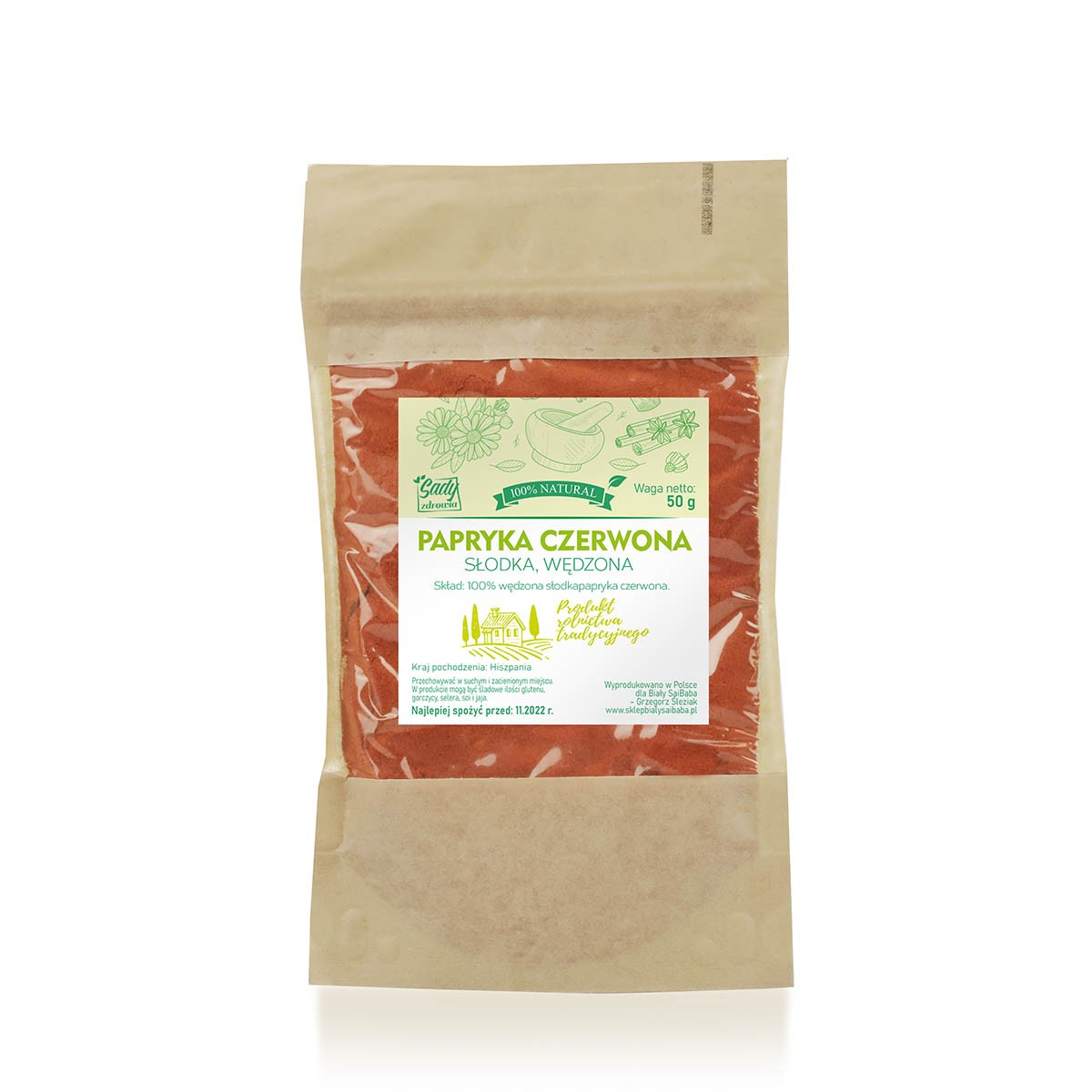 Papryka wędzona słodka 50g - 741 Papryka wędzona słodka 50g - 741
