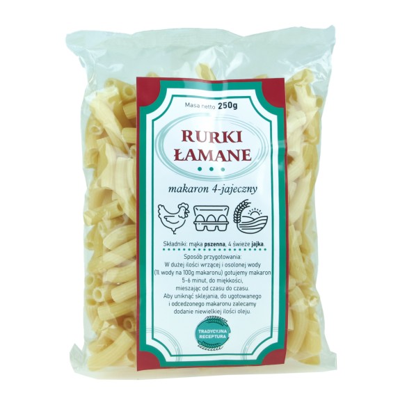 Makaron RURKI ŁAMANE - 250g