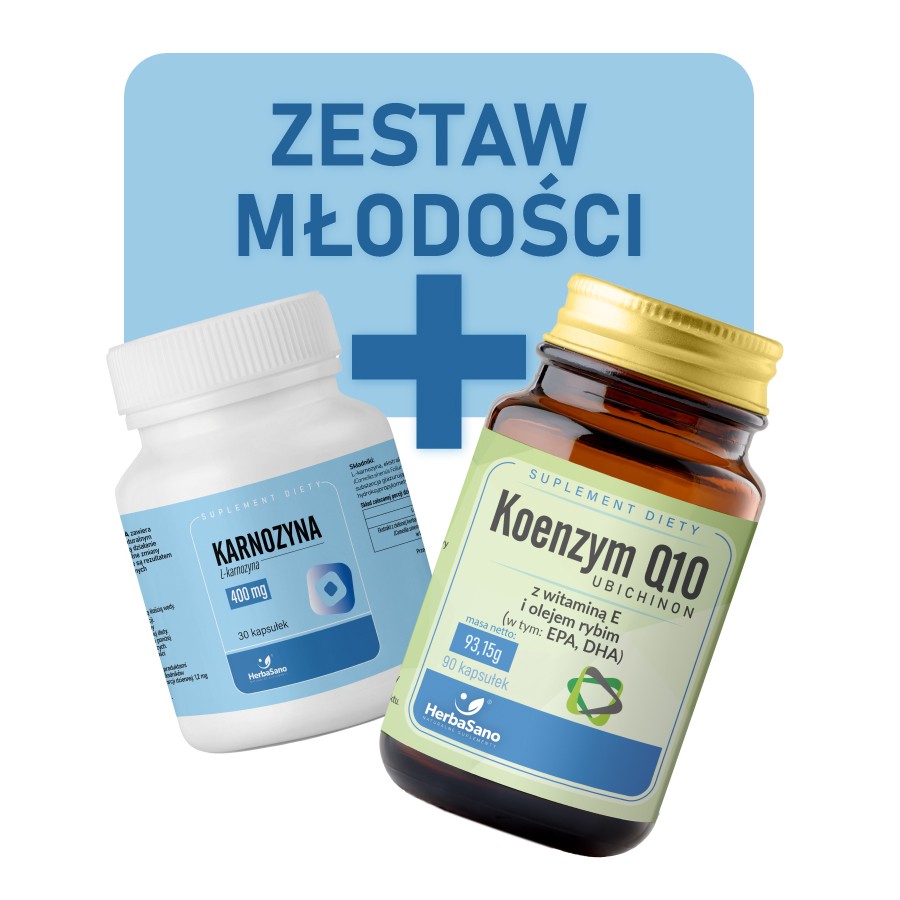 Zestaw Karnozyna – eliksir młodości + koenzym Q10 - 7457