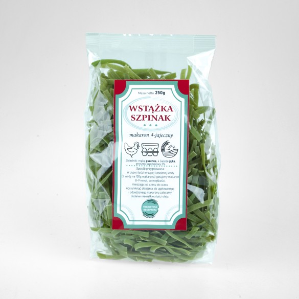 Makaron WSTĄŻKA SZPINAK - 250g