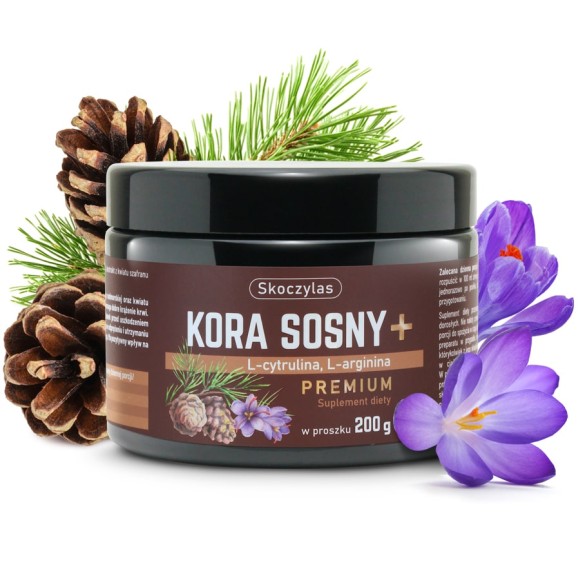 Kora sosny + L-cytrulina + L-arginina PREMIUM