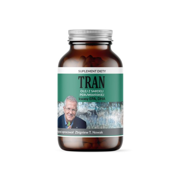 Tran - olej z sardeli peruwiańskiej - suplement diety - 90 kapsułek