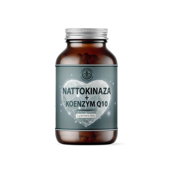 Nattokinaza + koenzym Q10 - suplement diety - 60 kapsułek