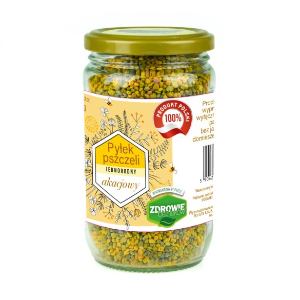 Pyłek pszczeli selekcjonowany – Akacja 250 g | Naturalny produkt pszczeli