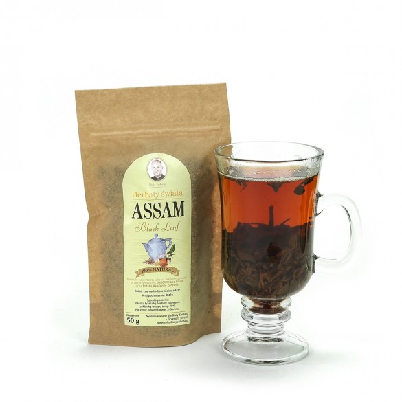 Czarna herbata Assam z Indii , susz - 50 g.