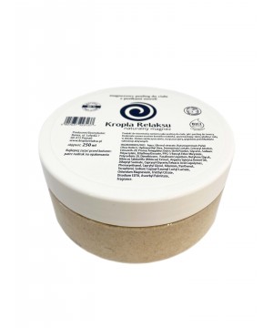 Magnezowy peeling do ciała z pestkami moreli Kropla Relaksu słoik 250ml. - 817