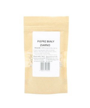 Pieprz biały ziarno 50g  OF