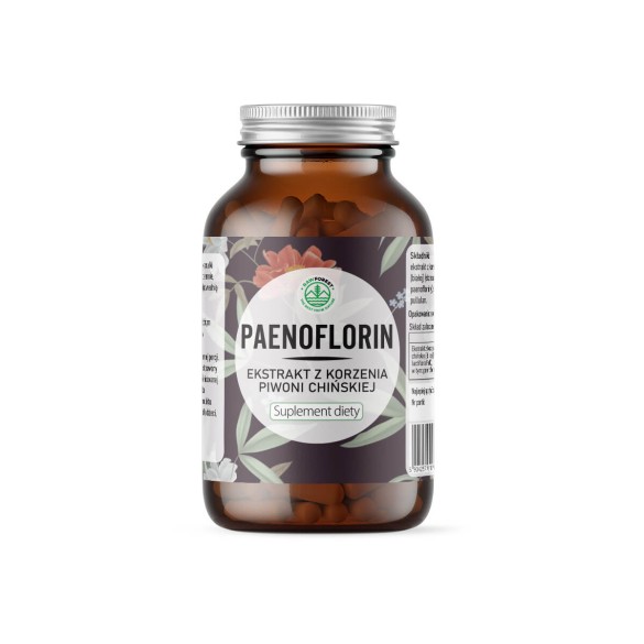 Paenoflorin - Ekstrakt z korzenia Piwonii Chińskiej - suplement diety - 60 kapsułek - RawForest Paenoflorin - Ekstrakt z korzenia Piwonii Chińskiej - suplement diety - 60 kapsułek - RawForest