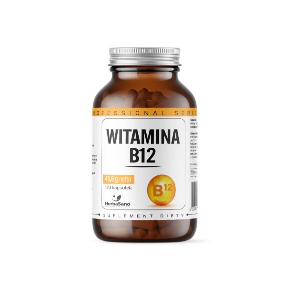Witamina B12 - suplement diety - 120 kapsułek - Herbasano