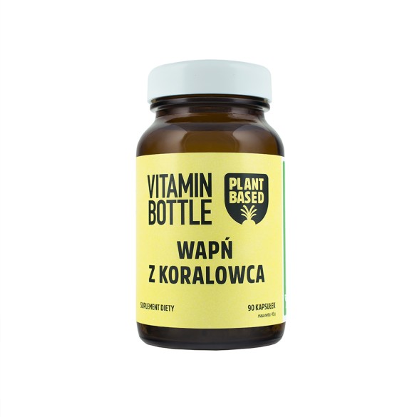 Wapń z koralowca + D3 - 90 kapsułek - Vitamin Bottle Wapń z koralowca + D3 - 90 kapsułek - Vitamin Bottle