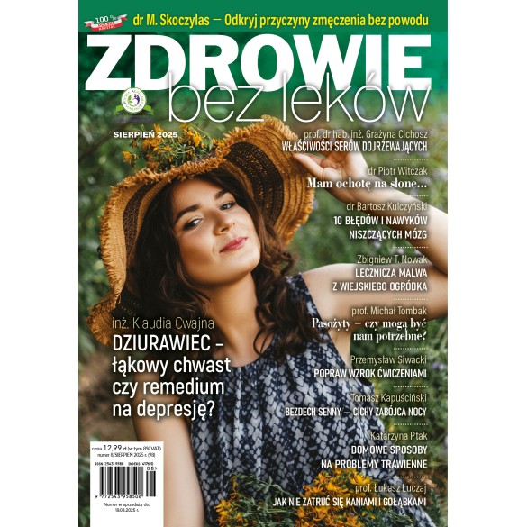 Aktualny numer 8/2025 Zdrowie bez leków