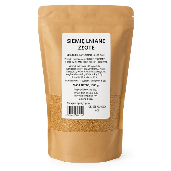 Siemię Lniane Złote – 1000 g Siemię Lniane Złote – 1000 g