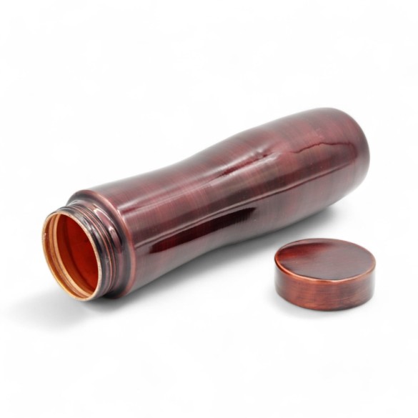 Butelka sportowa Ciemna Gładka 1000 ml | Ręcznie wykonana | PURAM