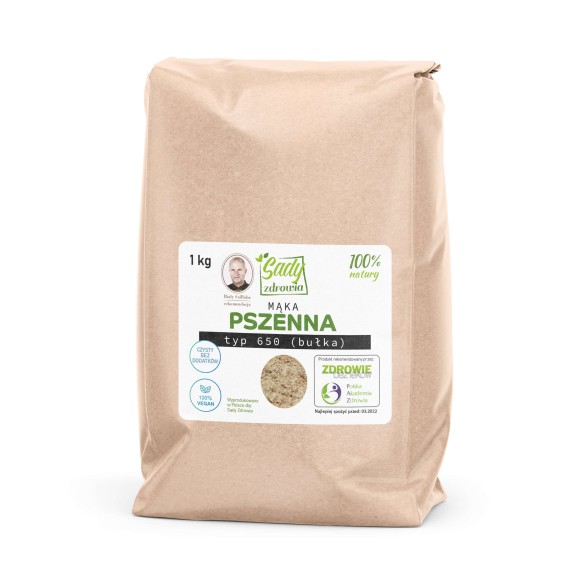 Mąka pszenna typ 650 100% - 1 kg Mąka pszenna typ 650 100% - 1 kg