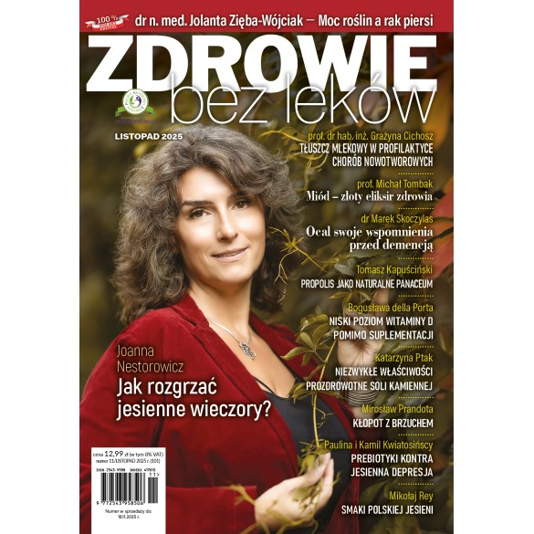 Aktualny numer 11/2025 Zdrowie bez leków Aktualny numer 11/2025 Zdrowie bez leków