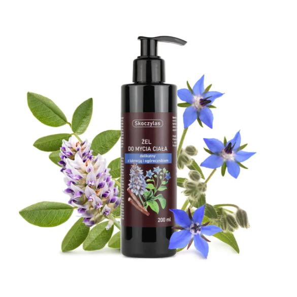 ŻEL do mycia ciała delikatny z lukrecją i ogórecznikiem - 200 ml ŻEL do mycia ciała delikatny z lukrecją i ogórecznikiem - 200 ml