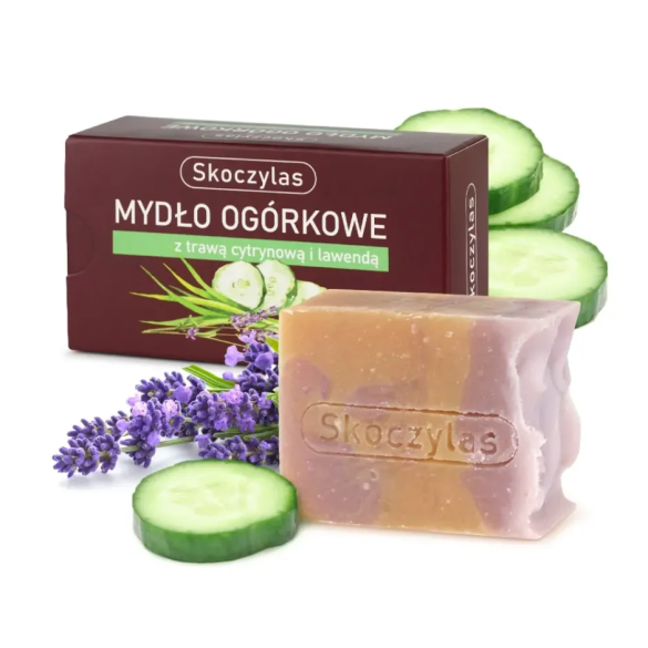 MYDŁO ogórkowe z trawą cytrynową i lawendą - 100 g MYDŁO ogórkowe z trawą cytrynową i lawendą - 100 g