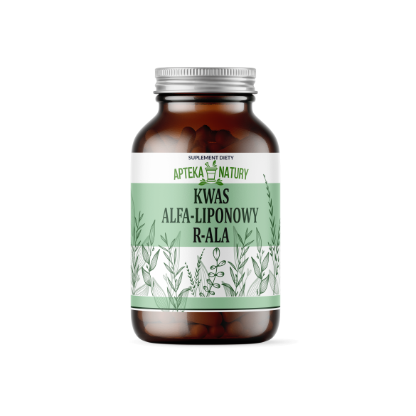 Kwas alfa-liponowy R-ALA - suplement diety - 60 kapsułek