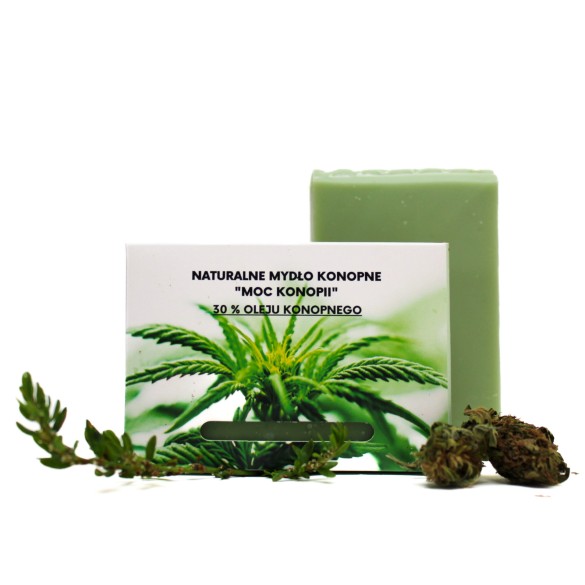 100% naturalne mydło konopne