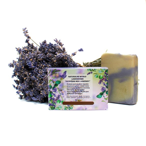 Naturalne mydło lawendowe